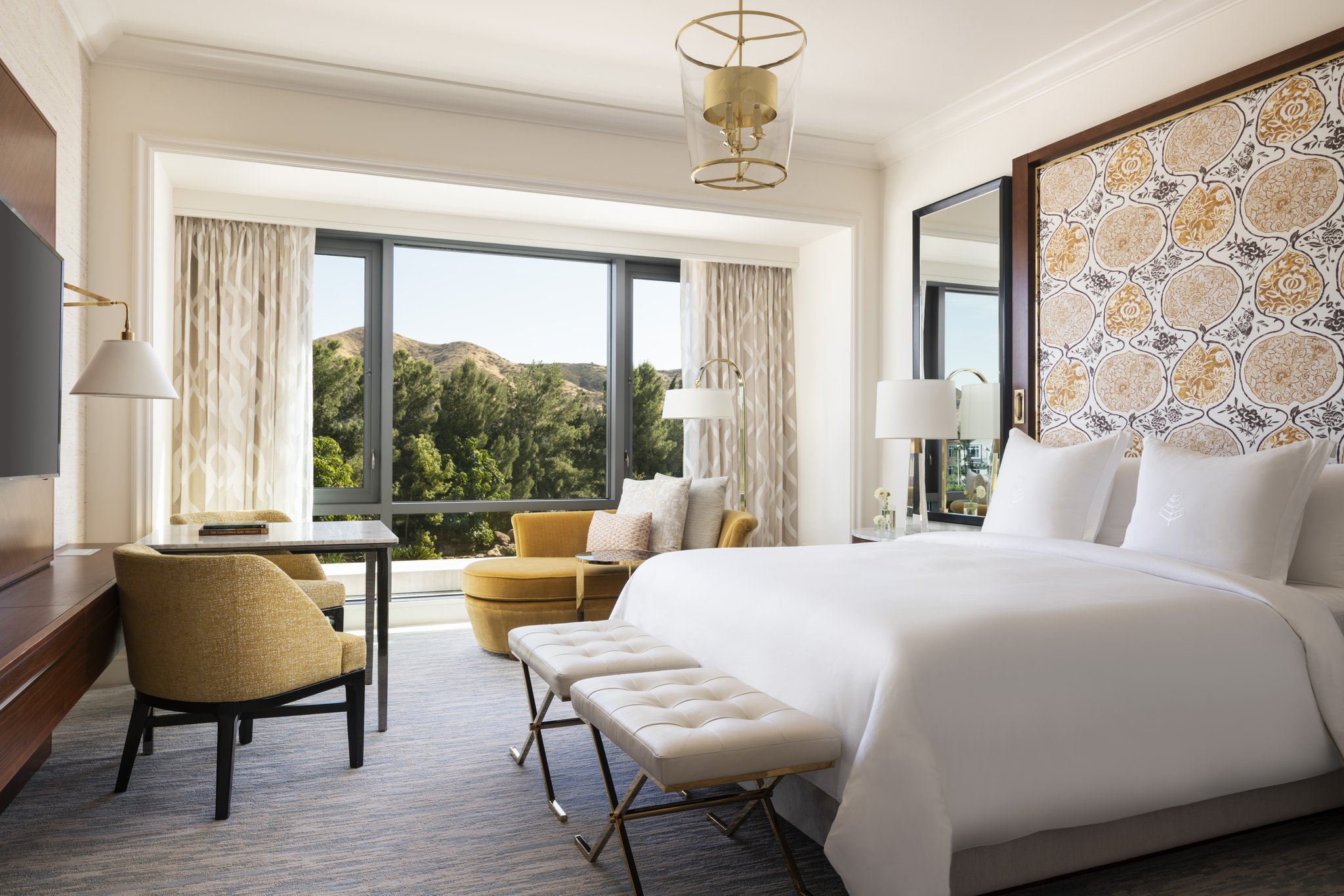 Hearing-Accessible Waterfall-View Room